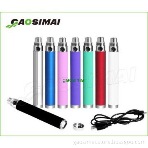 650/900/1100mah ego usb passthrough battery